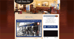Desktop Screenshot of cafe-fauxpas.cz